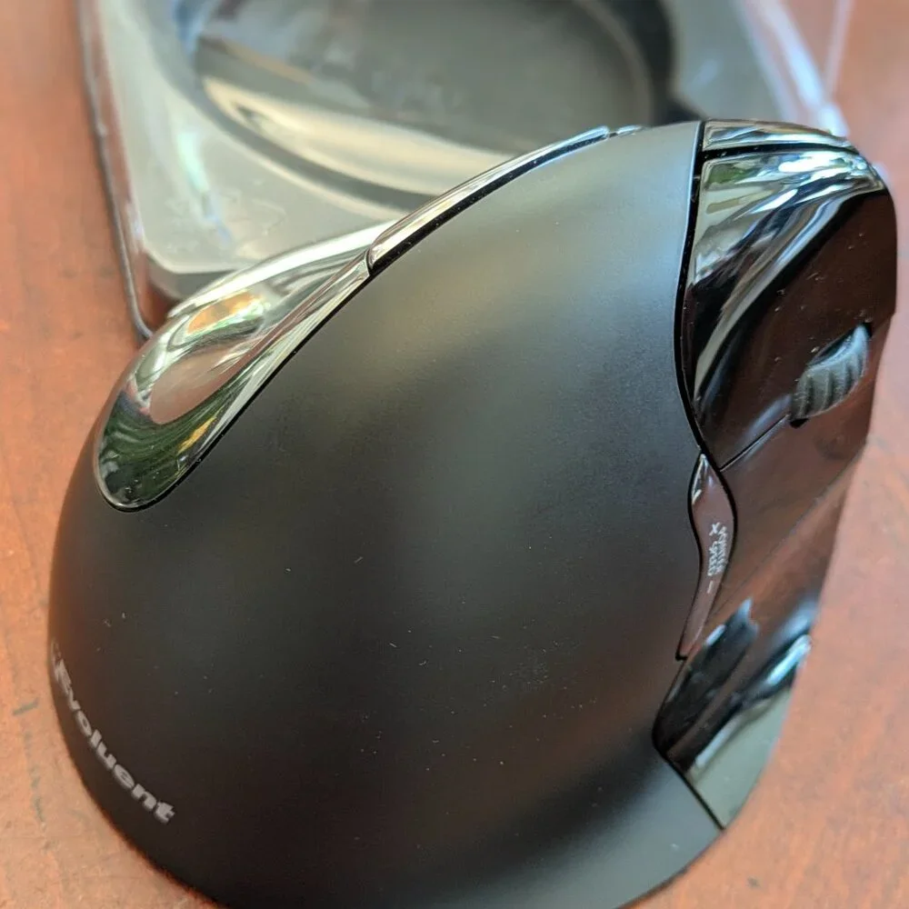 Evoluent VerticalMouse Ergonomic Mouse Buletooth (Right-Handed)